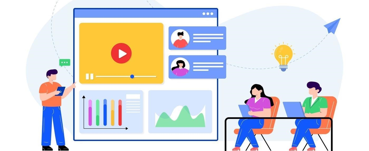 online-training-and-classes-vector