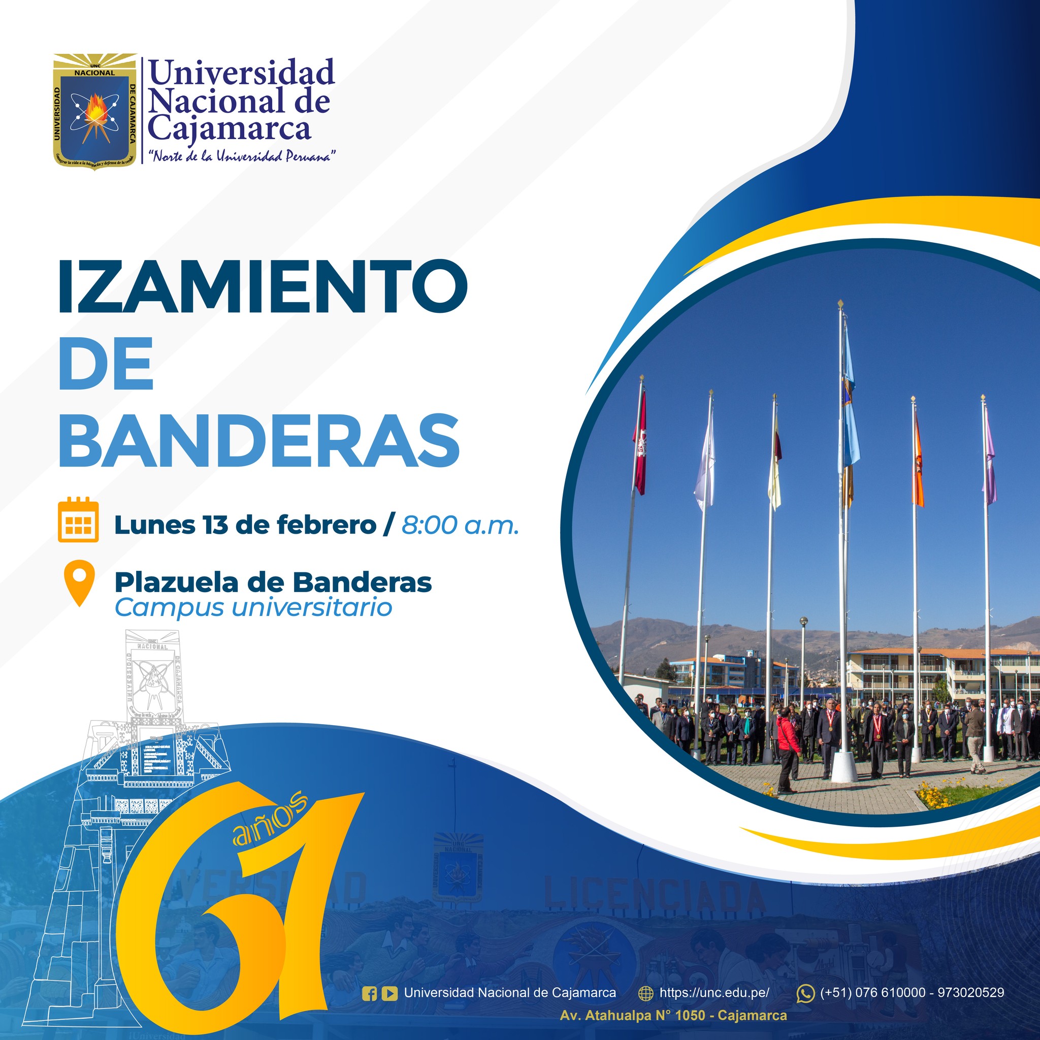 izamiento de banderas 2023