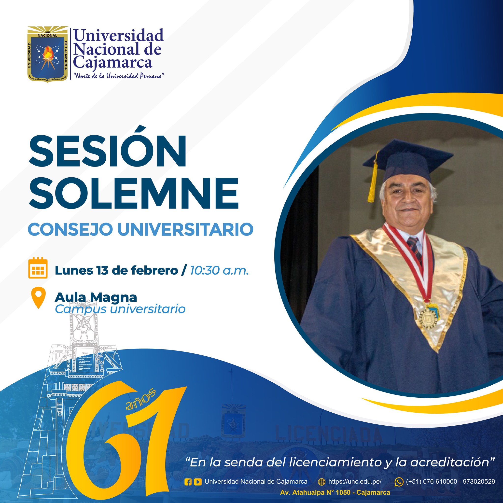 sesion solemne 61 años unc 2023
