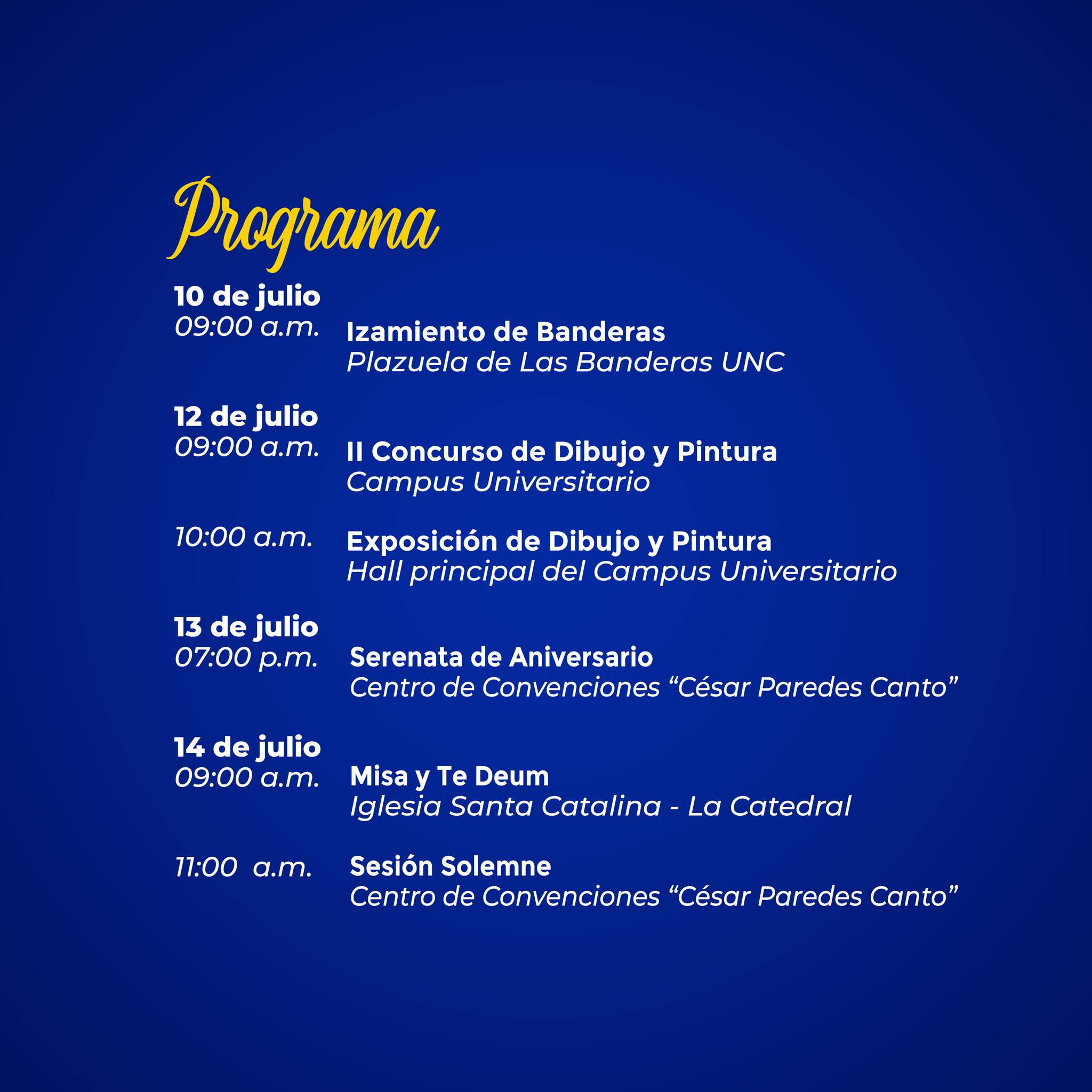 aniversario 61 UNC2