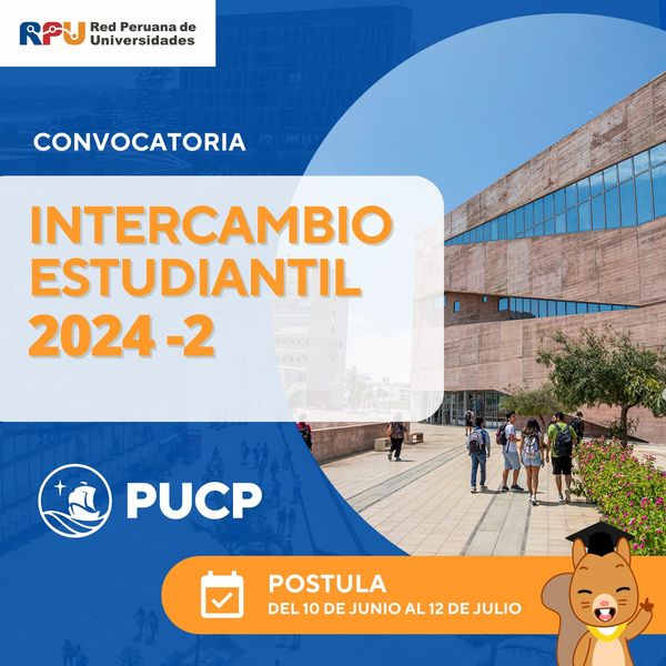 Programa de intercambio estudiantil 2024-2 PUCP
