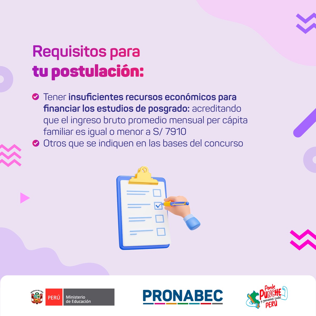 BECA GENERACIÓN BICENTENARIO - PRONABEC 25 6