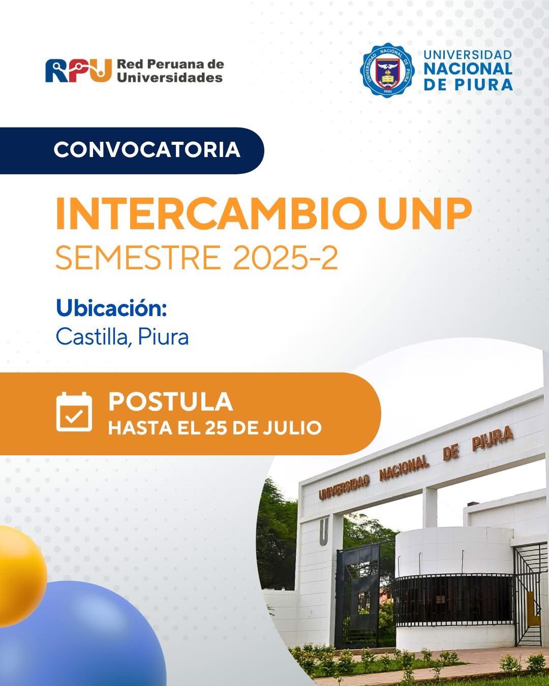 Convocatorias de Intercambio semestre 2025-2 10