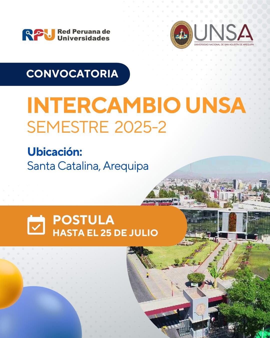 Convocatorias de Intercambio semestre 2025-2 11