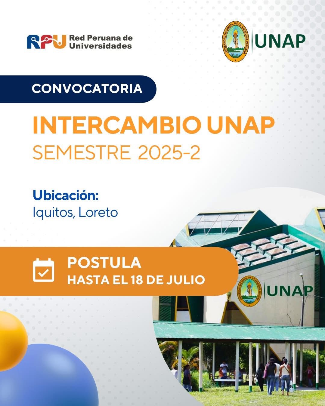 Convocatorias de Intercambio semestre 2025-2 9