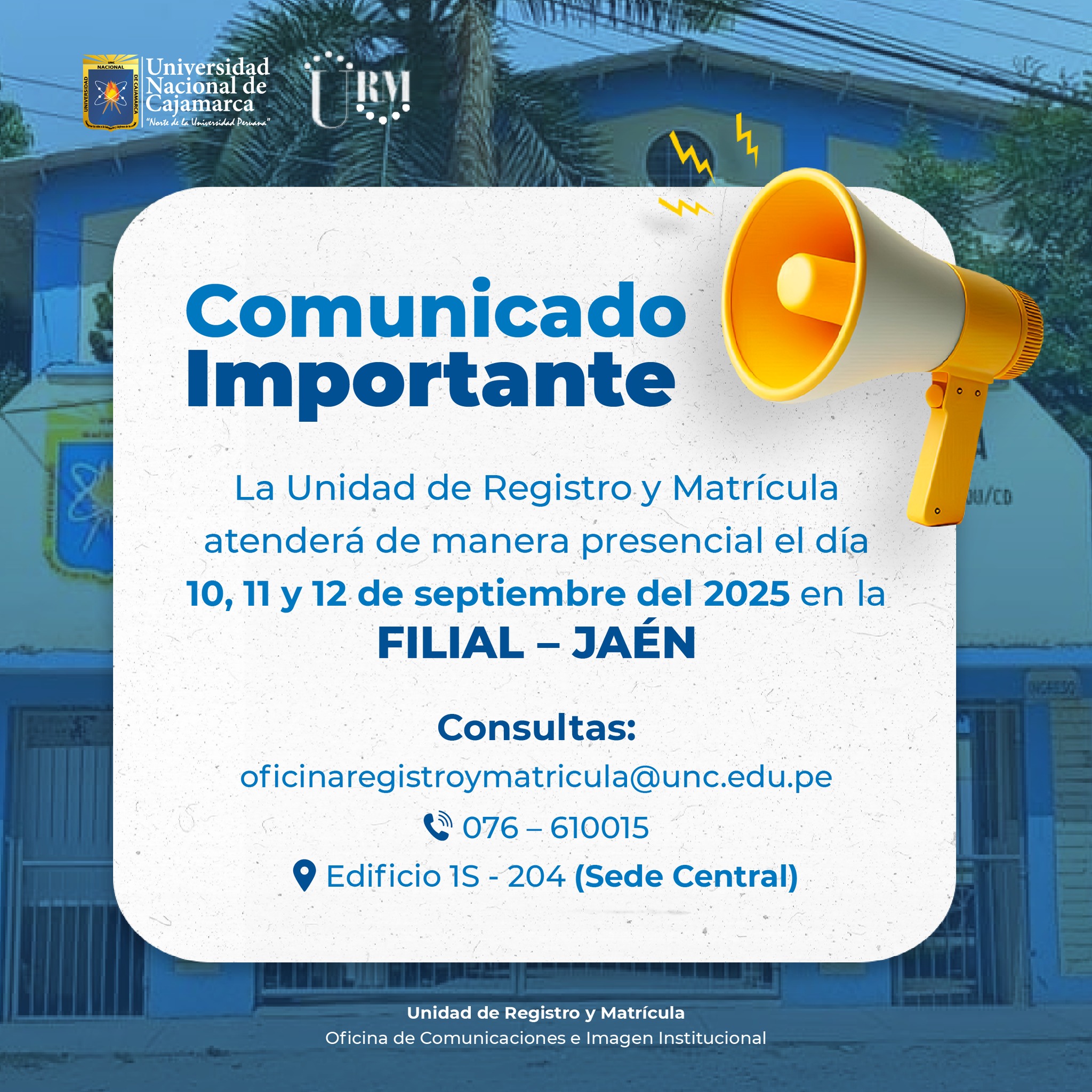 ATENCION estudiantes de nuestras filiales1