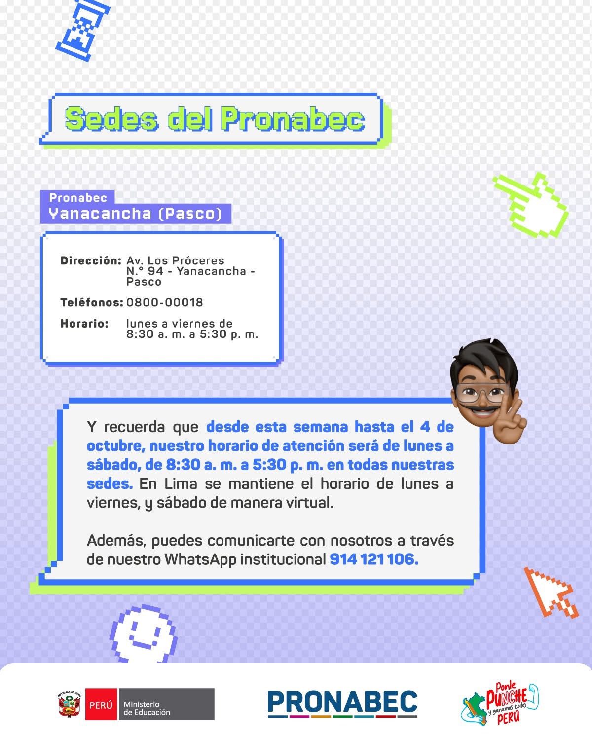 Examen Nacional de Preselección de Beca18 - 2026 del Pronabec-sedes9