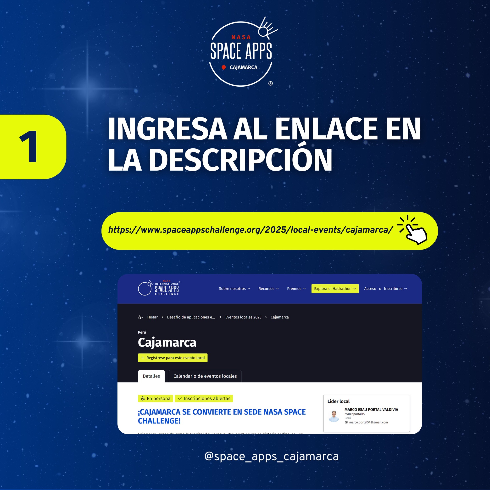NASA International Space Apps Cajamarca 2025 13