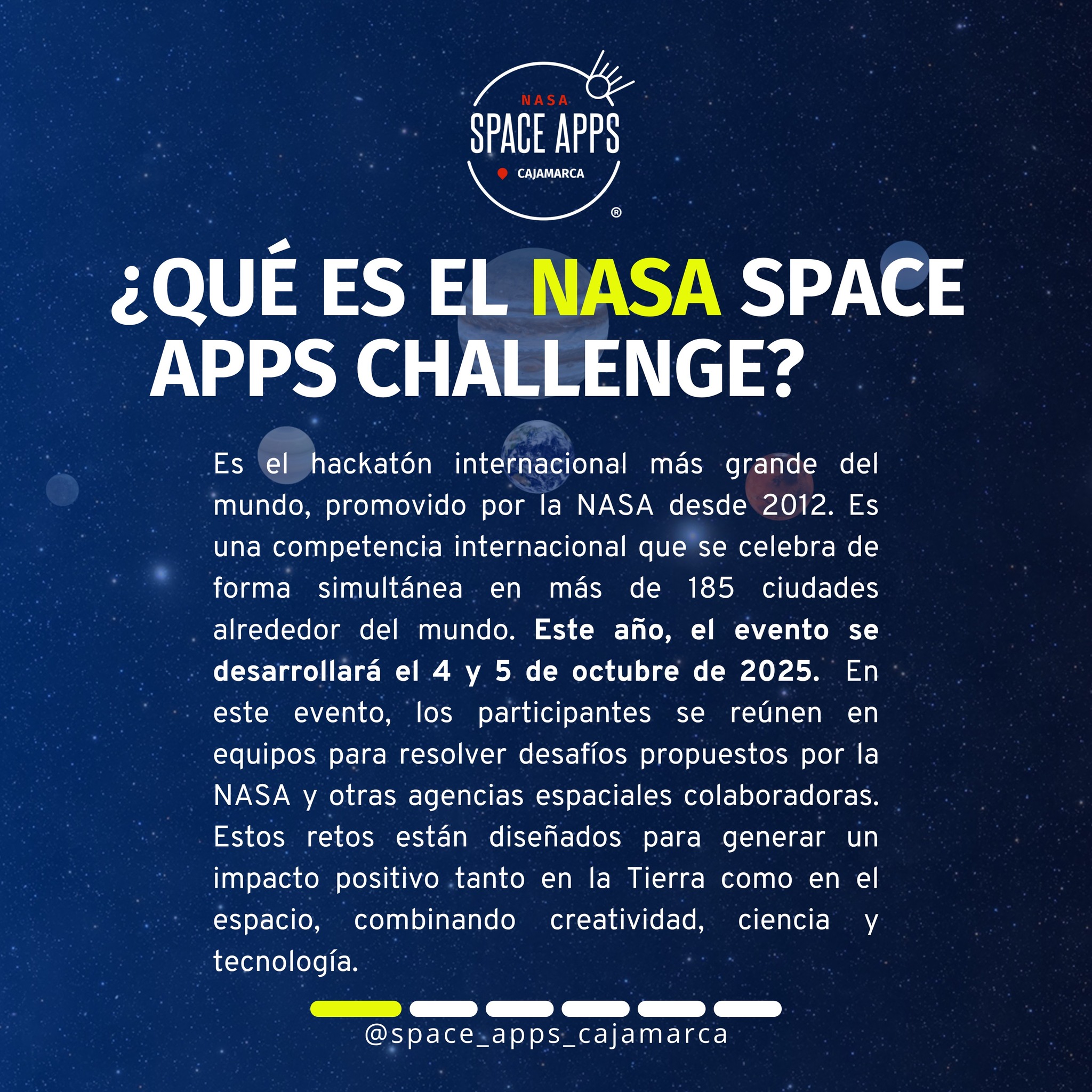 NASA International Space Apps Cajamarca 2025 3