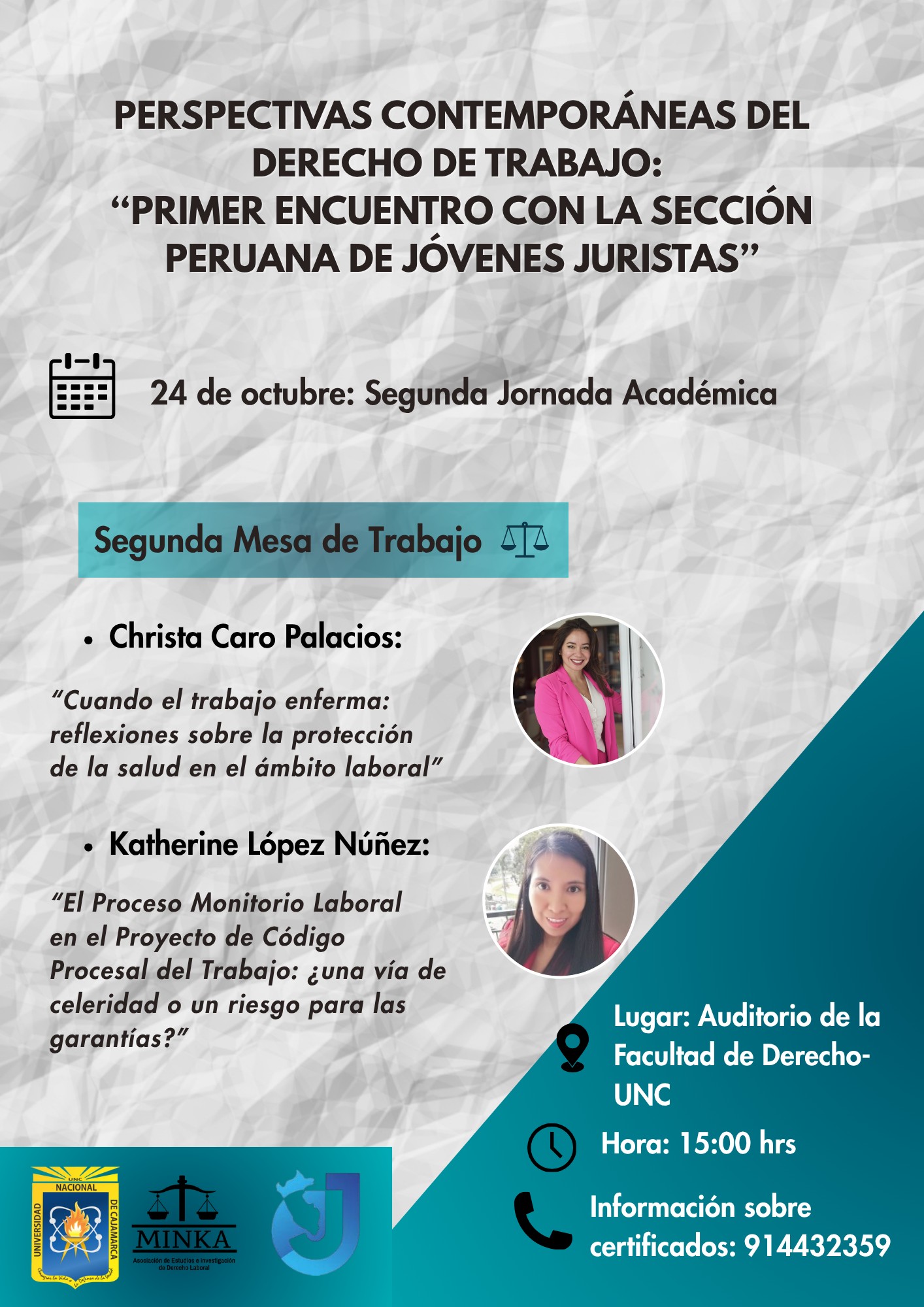 2da Mesa de Trabajo-Perspectivas Contemporáneas del Derecho del Trabajo y de la Seguridad Social2
