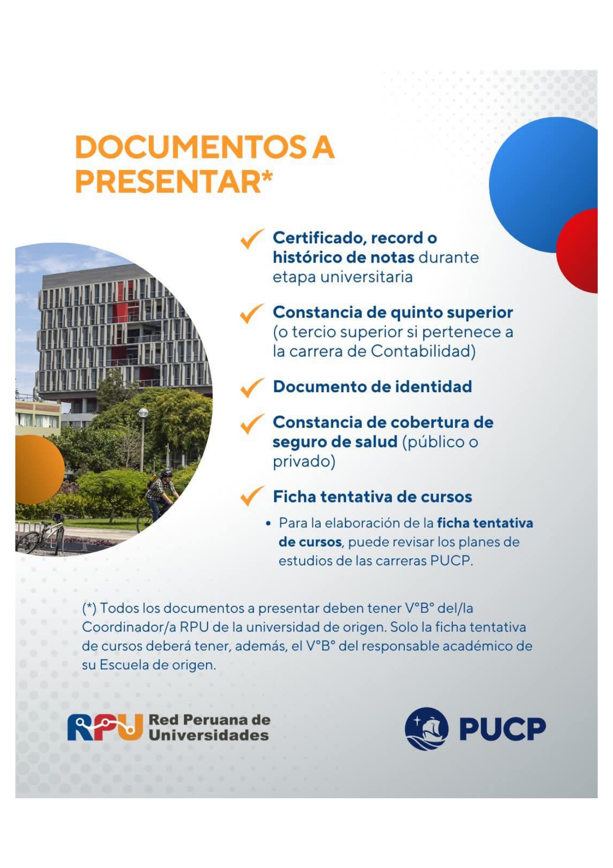 Convocatoria de Intercambio PUCP semestre 2026-1 3