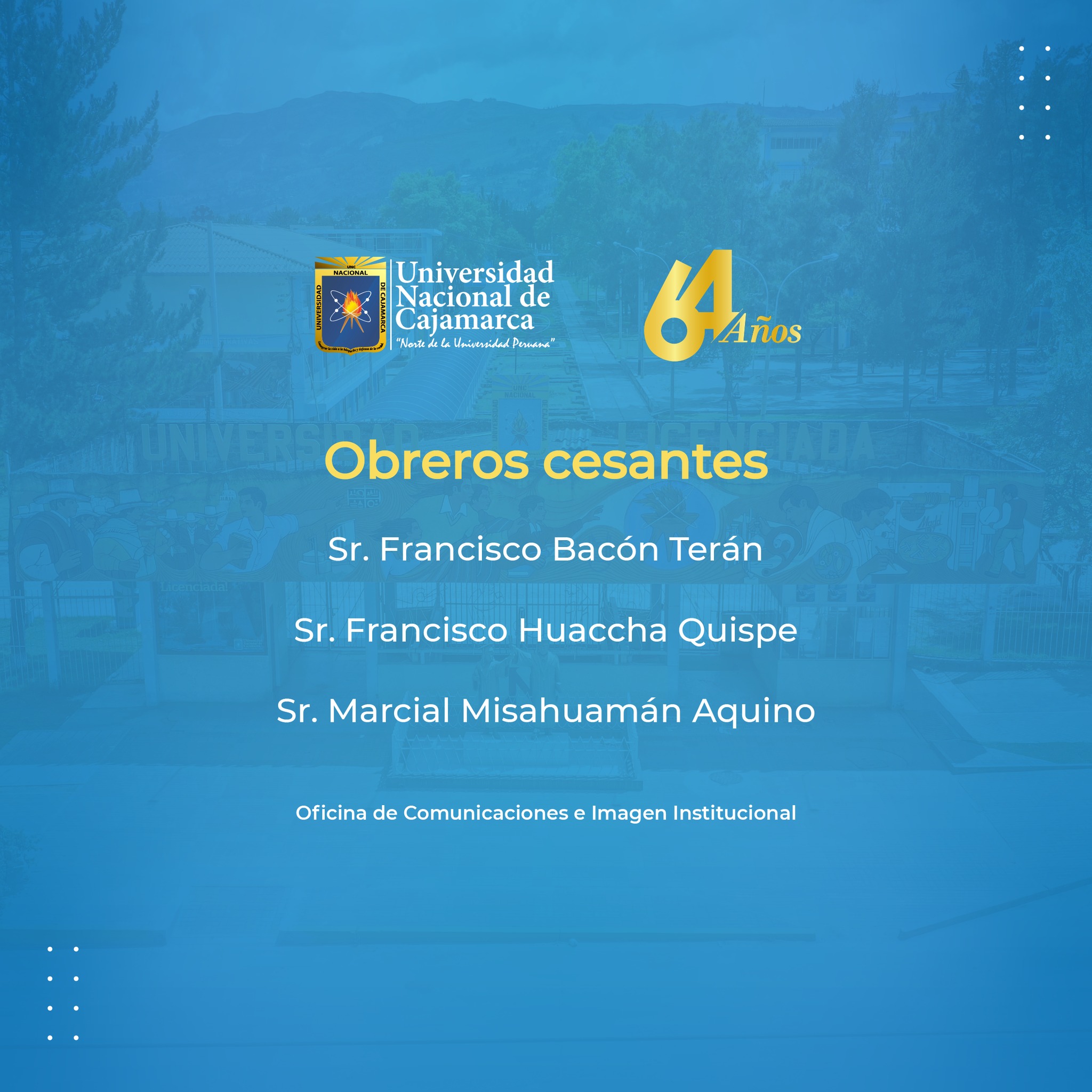 64 Aniversario de la Universidad Nacional de Cajamarca - Entrega de Reconocimientos6