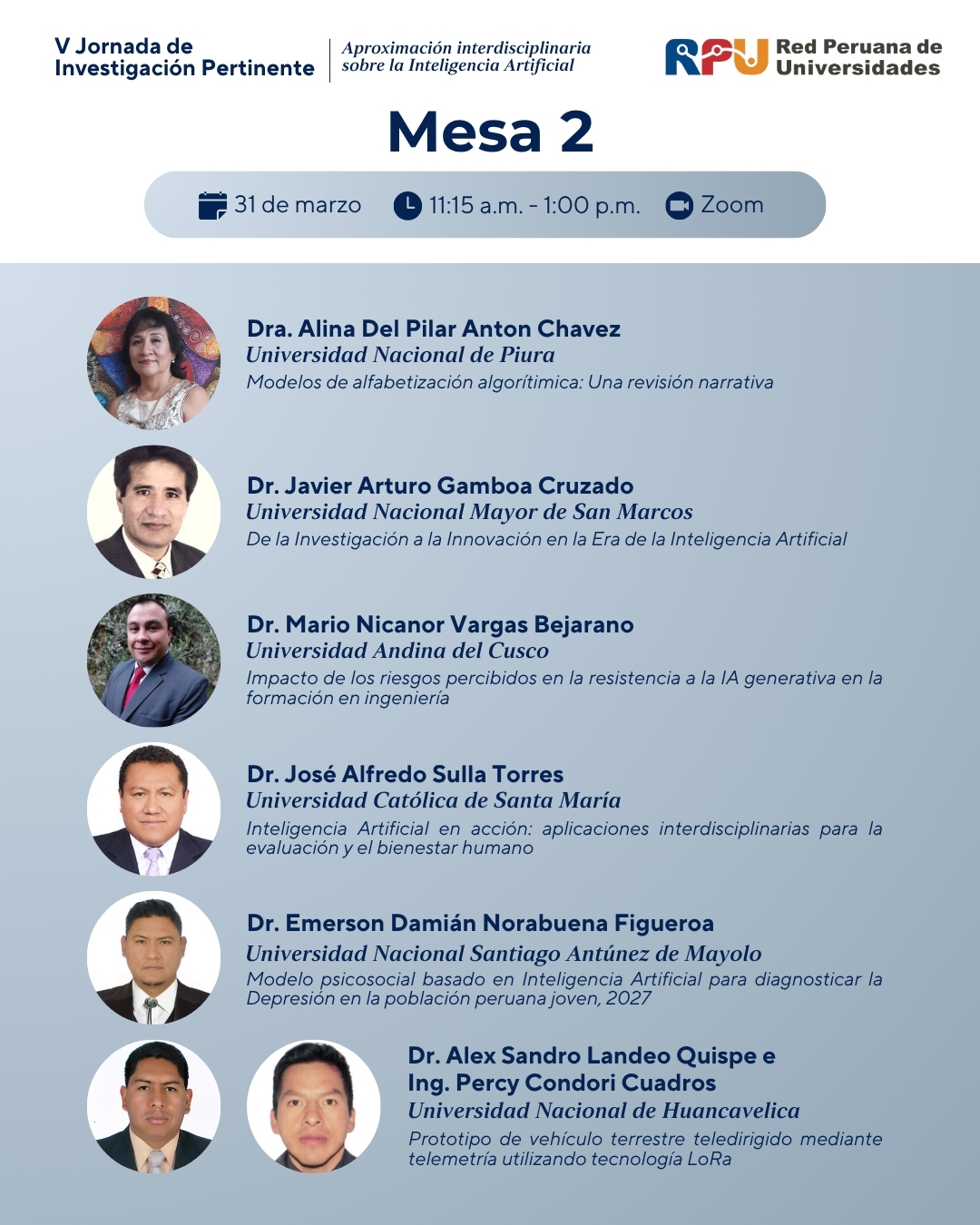 V Jornada de Investigación Pertinente 3