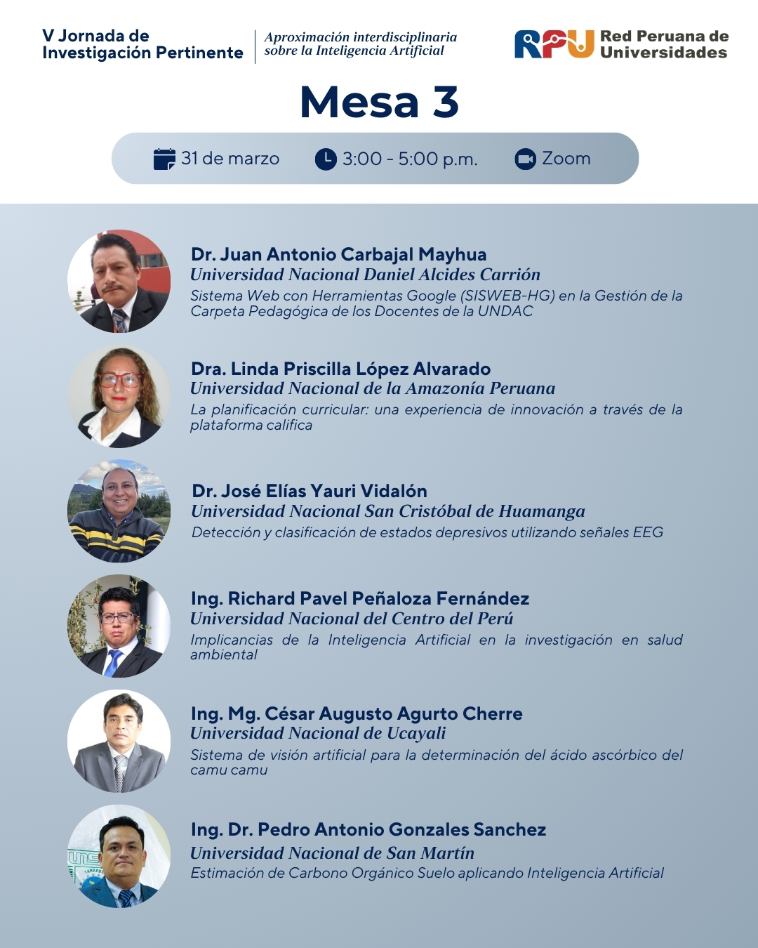 V Jornada de Investigación Pertinente 4