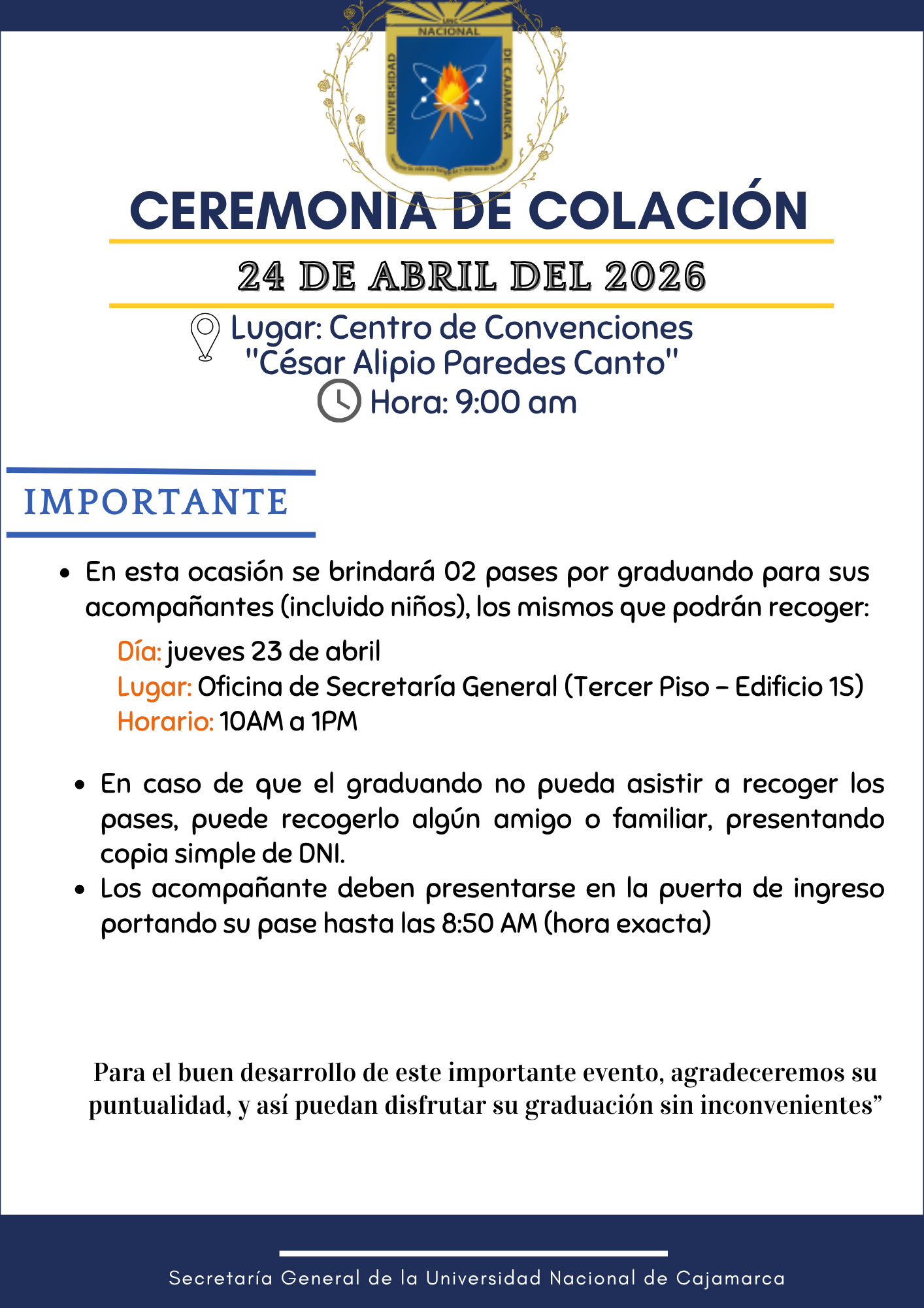 COMUNICADO 2 COLACIÓN 24 ABRIL 2026