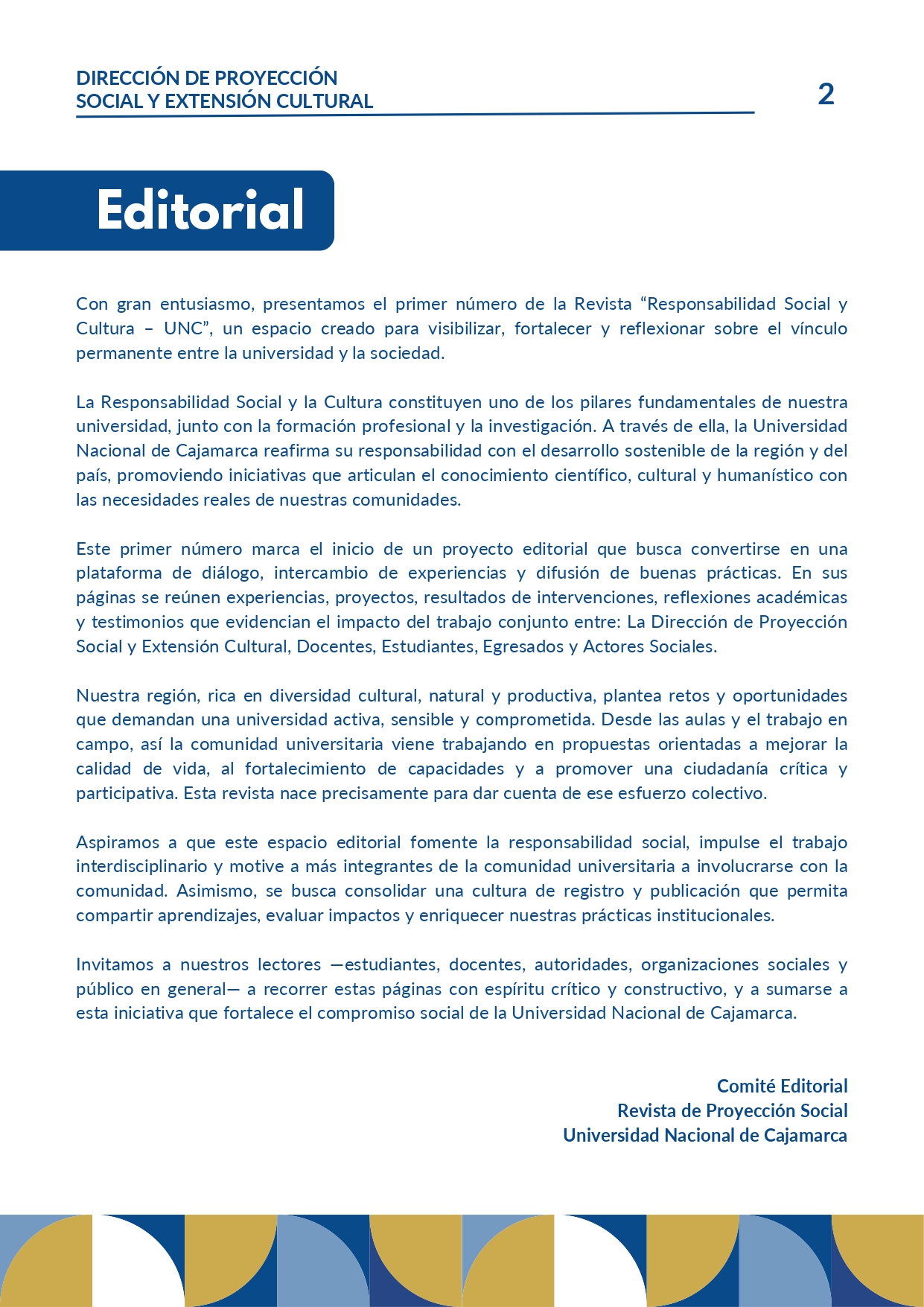 Revista Responsabilidad Social y Cultura UNC - 1er num 2026 2