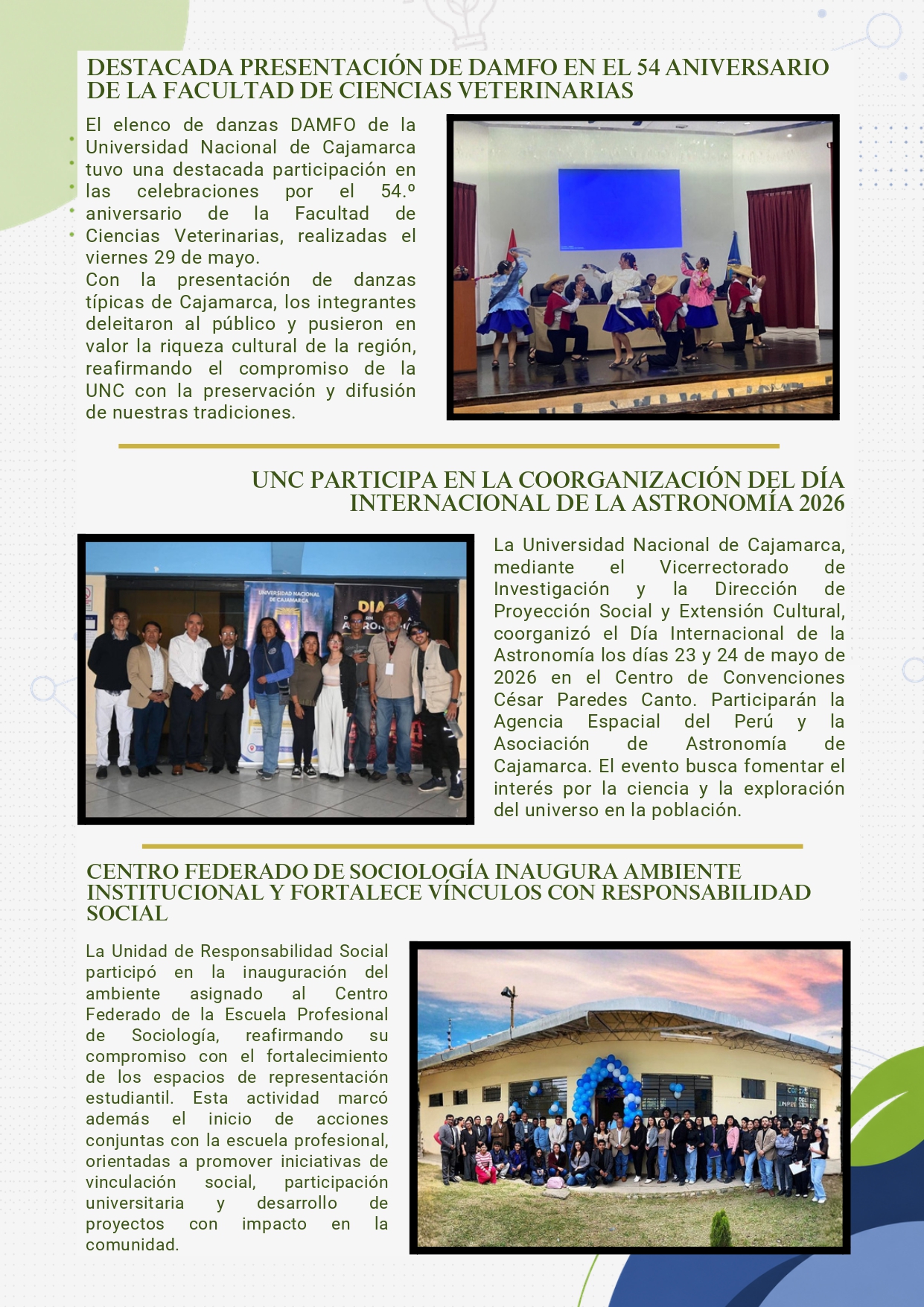 Boletín Informativo N° 02-Dirección de Proyección Social y Extensión Cultural_pag 2