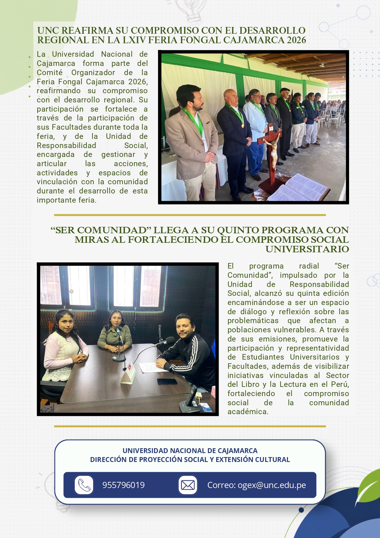 Boletín Informativo N° 02-Dirección de Proyección Social y Extensión Cultural_pag 3