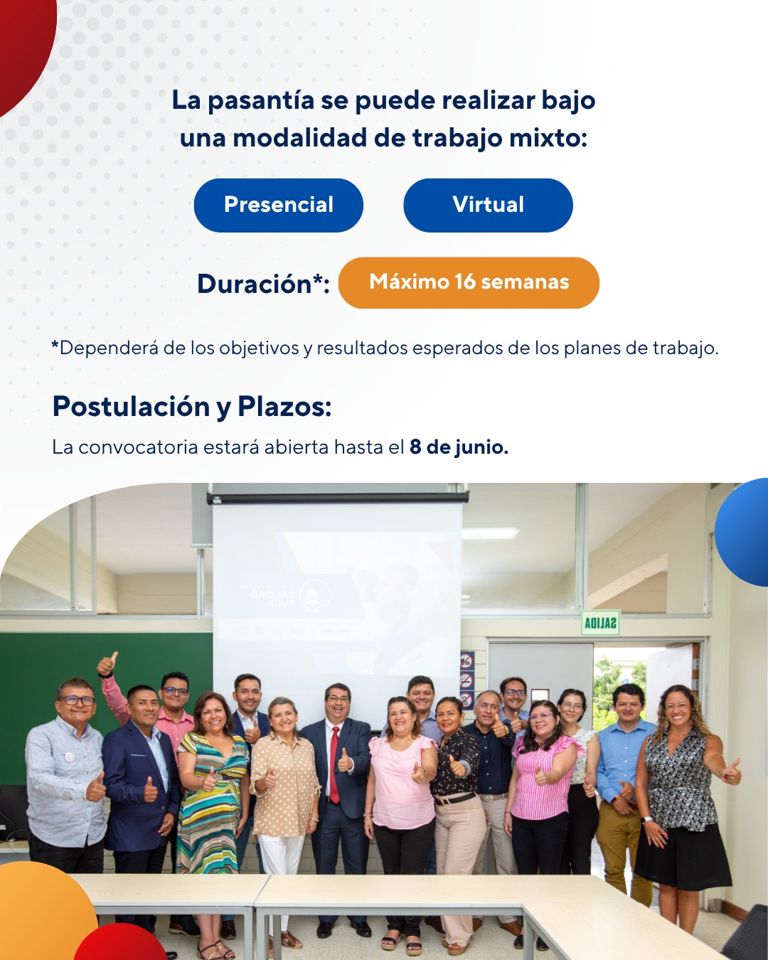 RPU 2026 – Convocatoria para Docentes RPU - Pasantías Docentes en la PUCP 4